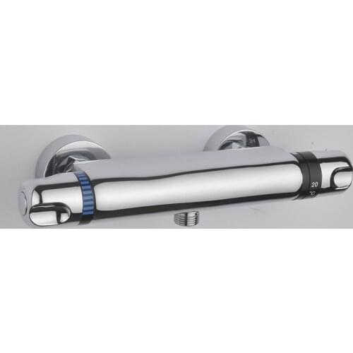 Brass shower faucet thermostatic valve, Bathroom thermostatic shower faucet mixer water tap, Wall mounted shower faucets chrome
