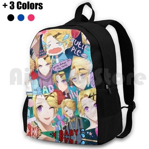 Mystic Messenger-Yoosung Outdoor Hiking Backpack Riding Climbing Sports Bag Mystic Messenger Yoosung Kim Game Otome