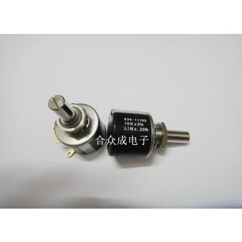 SPECTROL MOD 534-1-1 10k precision multi-turn potentiometer original authentic switch