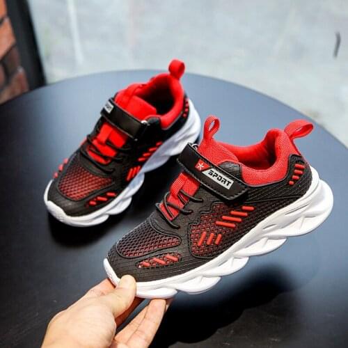 Autumnfashion Wild Color block boys children shoes Breathable Anti-slippery Wear-resistant Travelv sports Casual kids shoes