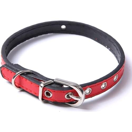 Cat Collar Safety Puppy Collar Chihuahua Solid Dog Collar For Cats Kitten Pet Cat Collars Adjustable Pet Leash Cat Lead Supplies