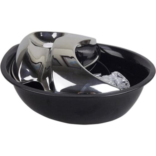 Pet Water Feeder Dog Cat Drinking Fountain 1.8 L Stainless Steel Automatic Pet Feeder 110-230 V
