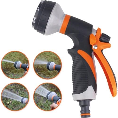 High Pressure Watering Gun Garden Hose Spray Nozzle Plant Lawn Yard Car Washer Sprinkler Sprayer Cleaning Tool Dropship