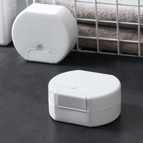 Nanjibao Travel Portable Soap Box Household Plastic Storage Creative Travel Simplicity Face Wash Soap Box with Lid Small