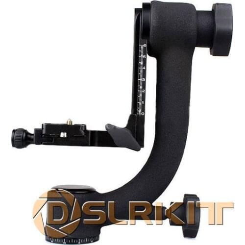 Pro 1/4" 360 Degree Swivel Pro Panoramic Gimbal clamp Tripod Ball Head BK-45 system