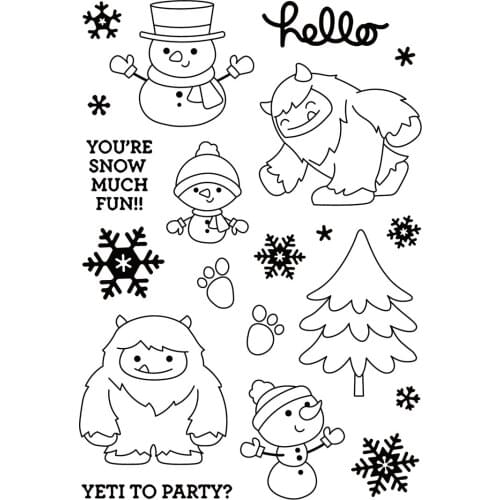 Christmas Transparent Clear stamps and metal cutting dies DIY Silicone Seals Scrapbooking