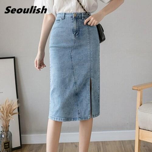 Seoulish Slit Pencil Skirts China