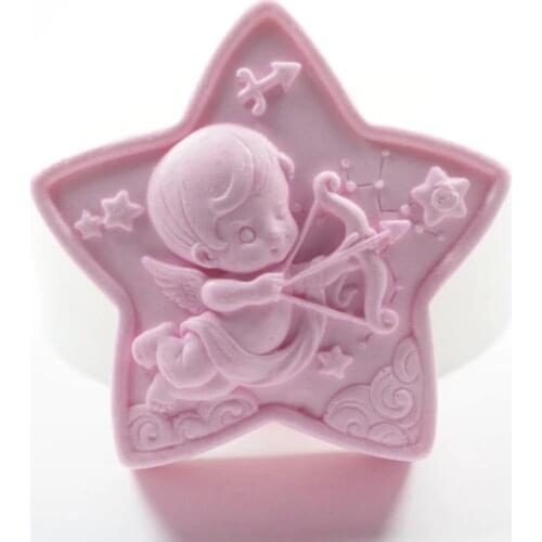 Sagittarius constellation Mold S488 Craft Art Silicone 3D Soap Mold Craft Molds DIY Handmade Candle Molds