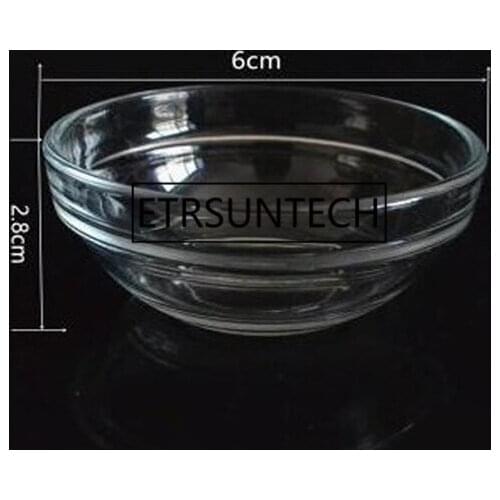 Glass Aromatic Essential Oil Bowl Hotel SPA Beauty Salon Makeup Tools Small Tea cup Aroma Candle Jar glass Container F1794