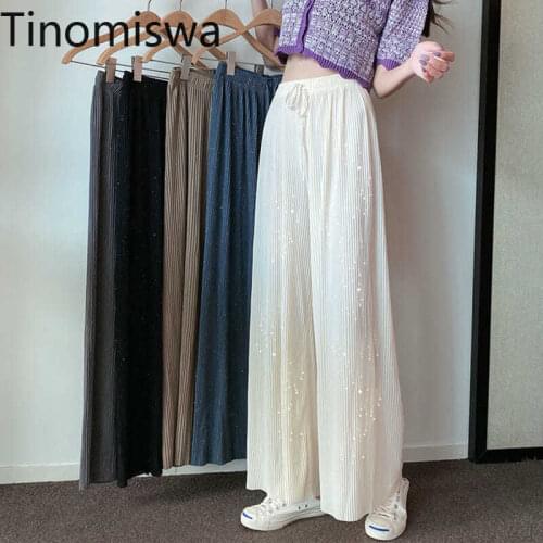 Tinomiswa Plus Size 5XL High Waist Pants Women Casual Loose Wide Leg Trousers Female Korean Style New Chic Pantalones Femme