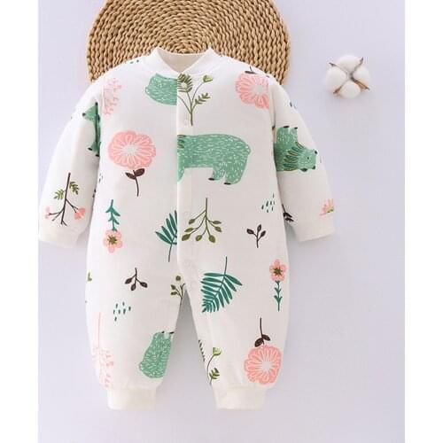 Spring Autumn Winter Infant Baby Rompers Soft Cotton Suit Newborn Toddler Thick Boy Girl Clothing Children Romper Body Suits