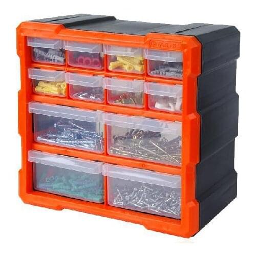 High-grade 12 drawers parts and finishing box storage box storage bins