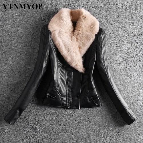 Женские кожаные куртки с мехом YTNMYOP China At AliExpress