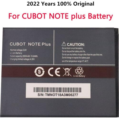 100% New Original for CUBOT Note PLus Battery 2800mAh Replacement backup battery For CUBOT Note PLus Cell Phone