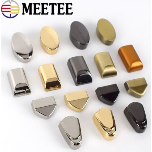 100pcs Metal Zipper Pull Tail Lock Clip Buckles Zippers Cord Stop Plug Head Screw DIY Bags Leather Hardware Accessories Crafts