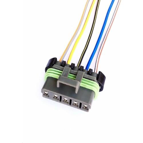 5 Pin Female Car blower resistance plug connector with wire for Buick Chevrolet 12084891