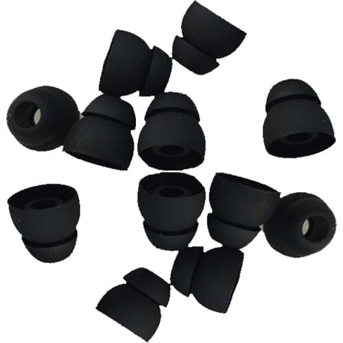 Double Flange Earbuds For Powerbeats 3 Powerbeats3 Wireless Earphone Headphones Replacement Silicone Ear Tips Gels 6Pairs