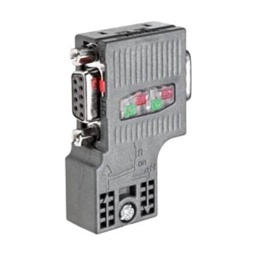 6ES7972-0BB52-0XA0 PROFIBUS connector 90° with PG socket, Fast Connect