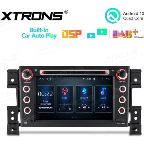 7" Android 10.0 OS Car DVD Multimedia GPS Radio for Suzuki Grand Vitara 2005-2013 with Full RCA Output & Dual Zone Function