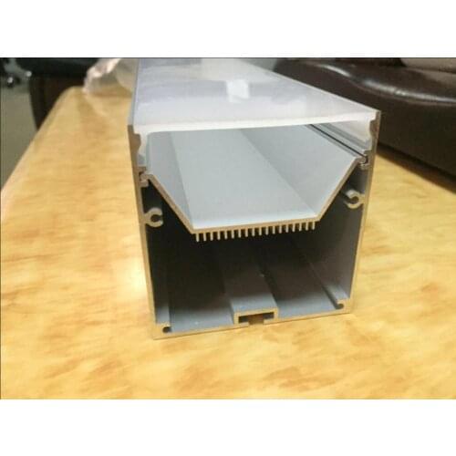 Free Shipping Big size wider 65mm*65mm led pendant light aluminum profiles,linear aluprofile strip lights aluminium channel