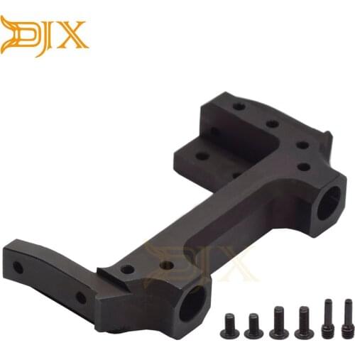 DJX SCX10 Metal Front Beam Bracket Servo Relocation Bumper Mount Stange for 1/10 RC Crawler Car SCX10 II AX90046