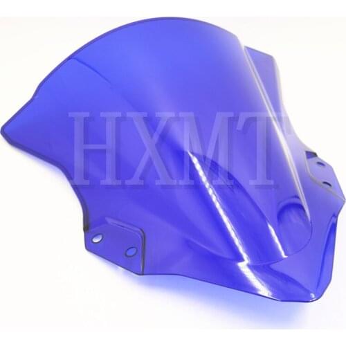 For Kawasaki Ninja 250 400 2018 2019 Ninja250 Ninja400 EX400 EX250 blue motorcycl Windshield WindScreen Wind screen bike