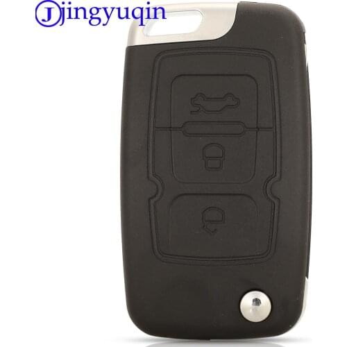 Jingyuqin 3 Buttons Car Remote Key Shell For Geely Emgrand 7 EC7 EC715 EC718 Geely Emgrand 7-RV EC7-RV EC715-RV EC718-RV