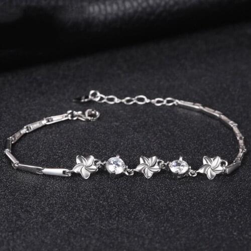 Fashion Bracelet For Women Genuine 925 Sterling Silver Bracelet Jewelry Accessories Anniversary Gift For Lady Party Decoration
