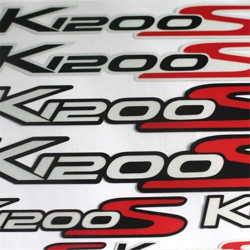 For K1200S k1200 s Motorcycle body tail box stickers Beak Fender Decal Shock absorber Decal Reflective Waterproof decoration