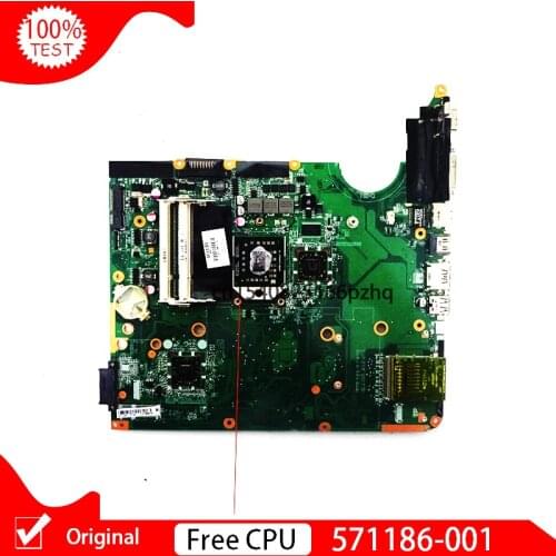 Original Laptop motherboard for HP DV6 DV6-2000 PC Mainboard 571186-001 571186-501 DA0UT1MB6E0 full tesed DDR2
