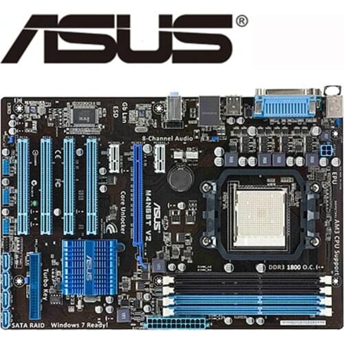 Socket AM3 ASUS M4N68T V2 Motherboard M4N68T-V2 ATX Systemboard M4N68T DDR3 16GB For NVIDIA nForce630A Desktop Mainboard Used
