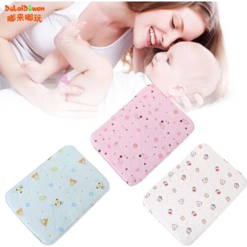 Baby Changing Pad Reusable Washable Folding Waterproof Stroller Diaper Washable Portable Mattress Cartoon Diaper Pad Covers