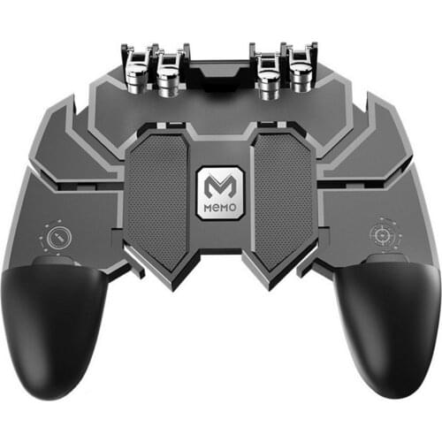 Bevigac 6 Fingers Mobile Gaming Trigger Controller Handgrip Gamepads Joysticks for PUBG Android iOS Smart Phone Gamer