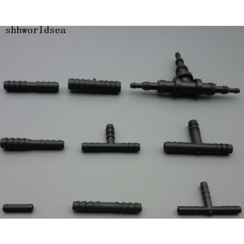 Shhworldsea auto clip tubing hose tee connectors T fasteners for car motor 100PCS