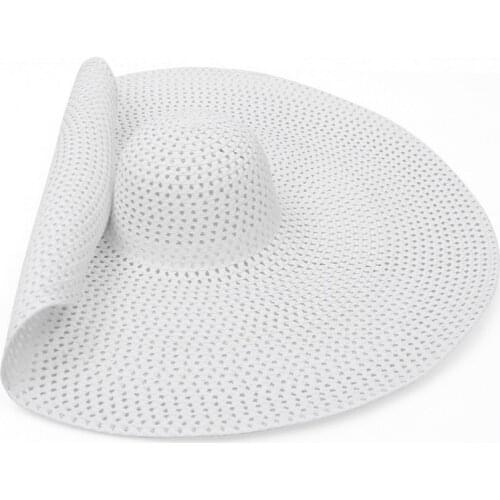 GEMVIE Oversized Straw Hat Summer Women Hat Packable Big Wide Brim Sun Beach Hat 2020