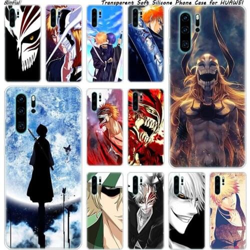 Hot Anime Bleach Soft Silicone Phone Case for Huawei P30 P20 Pro P10 P9 P8 Lite 2017 P Smart Z Plus 2019 NOVA 3 3i Fashion Cover