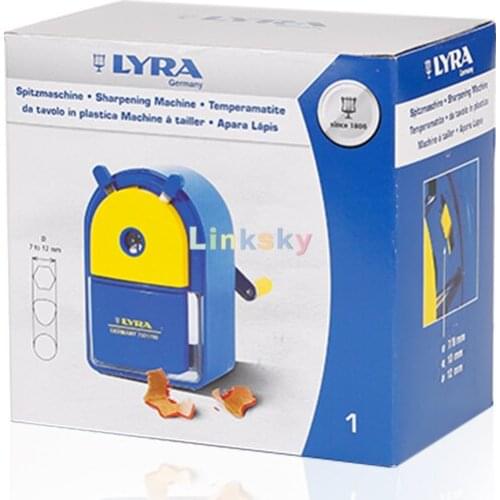 Lyra Giotto Pointed Machine Sharpener SHARPENER CRAYONS TRIANGULAR JUMBO,PLASTIC DESK SHARPENER