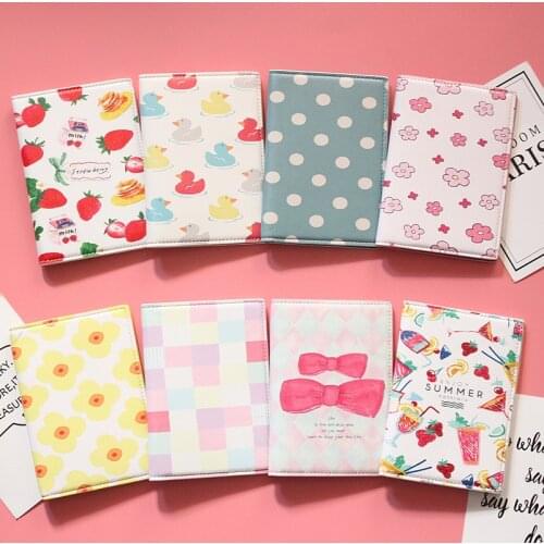 Cartoon Fruit Pattern Passport Cover Waterproof Passport Passport Clip ID Bag
