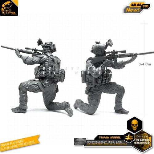 1/35 Modern American Commandos Sniper Resin Soldier Model NAI-08