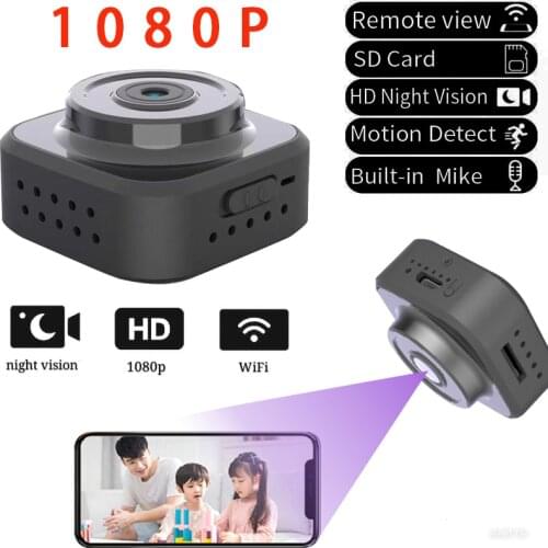 Mini Wireless iP Cam HD 1080P Home Security Surveillance Camera Small Camcorder with Rechargeable Battery