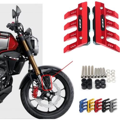 For Honda CB/150R/650R/300R/250R/650F/600F Motorcycle Mudguard Side Protection Mount Shock Front Fender Cover Anti-fall Slider