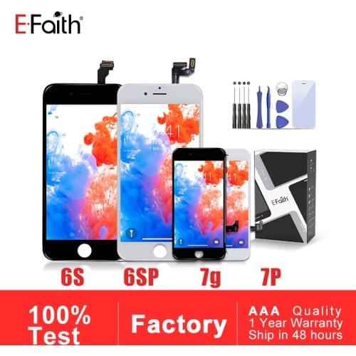 EFaith A+++ Quality LCD Screen Or Display For IPhone 6S 6S Plus 7 7 Plus Or For IPhone 6S 7G 6SP 7P Assembly Replacement