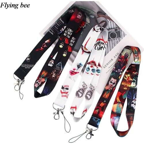 Flyingbee Horror High Quality Cute Cartoon Mobile Phone Strap Badge Holder Lanyard Key Chain X0909