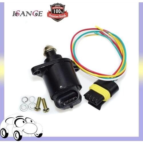 ISANCE Idle Air Control Valve IAC / Wire Connector Plug 4626052 17119280 AC151 2H1142 For JEEP TJ Wrangler Grand Cherokee 4.0L