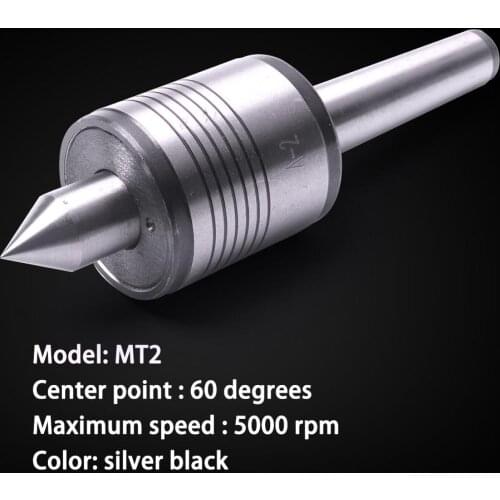 High Quality White Steel 2# MT2 Live Center Precision Morse Taper Bearing for Grinder Milling Machine Lathe Tool