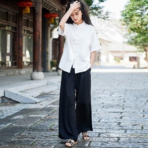 Beauty Uniforms Spa Salon Beautician Clothing Traditional Chinese Medical Therapist Uniform Cotton Health Center Clothes AS166