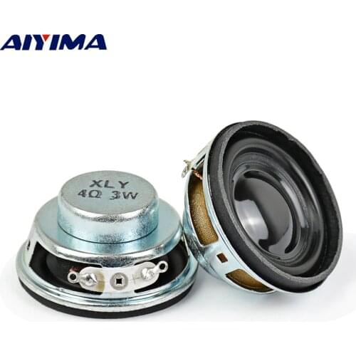 AIYIMA 2Pcs 1.5Inch Portable Speakers Altavoz Portatil 4Ohm 3W 13 Core Speaker For The Computer DIY Bluetooth Speaker Column