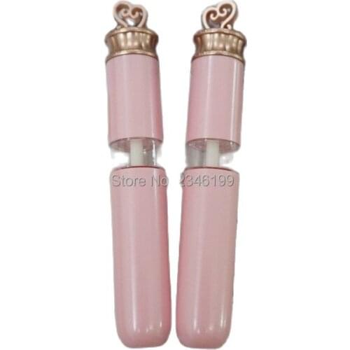 Empty Lipgloss Tube 5ml Pink Lip Glaze Tube Cosmetic Container Plastic Lip Gloss Container 5ml Empty Lip Gloss Packaging 50pcs