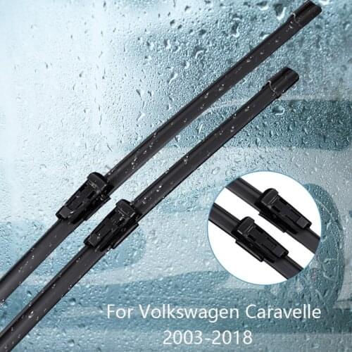 Wipers Blade For Volkswagen Caravelle T5 2003 2004 2005 2006 2007 2008-2018 Car Accessories For Auto Rubber Windscreen Wiper