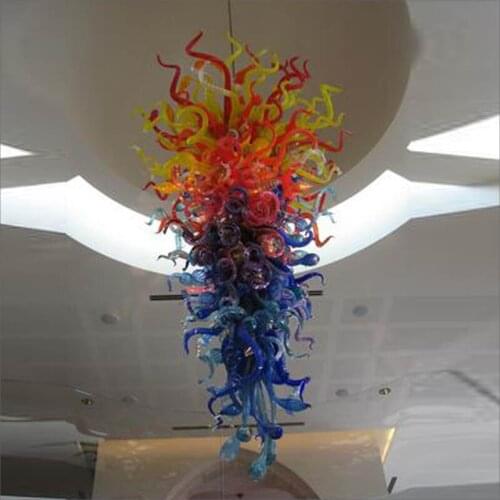 Villa Decoration Modern Lighting Chandeliers Mini Size Special Colorful Flush Mount Ceicling Lights
